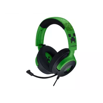 Bedrade gaming-headset Razer Kraken V4 X — supra-aural, 20–20000 Hz, 1,8 m kabel, 310 g, zwart/groen