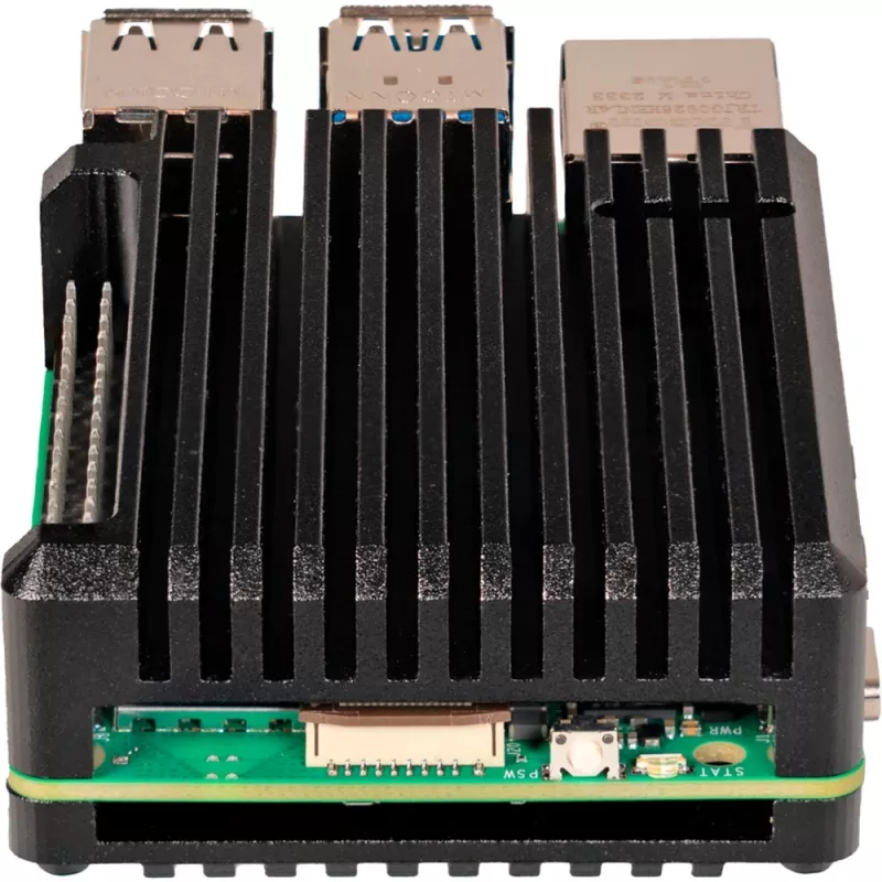 Joy-IT ARMOR Case BLOCK SBC-behuizing geschikt voor ontwikkelkits Raspberry Pi (RB-AlucaseP5-07)