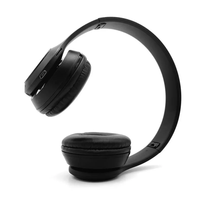 MEDIA-TECH EPSILION BT MT3591 draadloze hoofdtelefoon Bluetooth 4.2 microfoon radio FM zwart