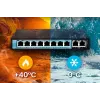 Extralink PoE-switch CERES 8x 100Mb/s PoE/PoE+, 2x RJ45 uplink 100Mb/s, 96W