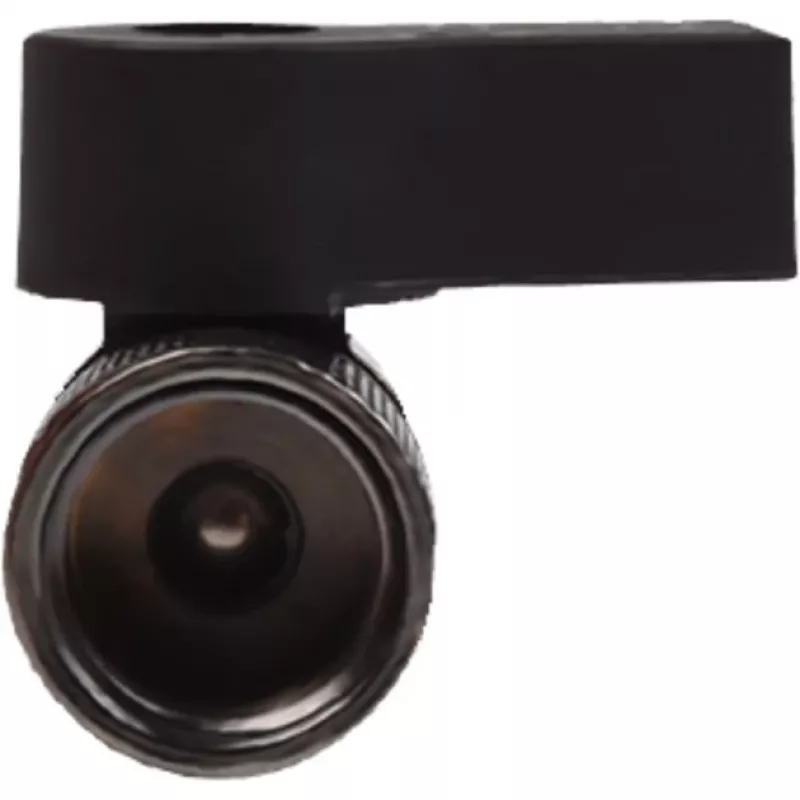 Alphacool 2-weg kogelkraan G1/4 - zwart nikkel (17354)