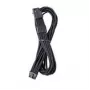 CableMod Universal Pro ModMesh 16-pin-naar-16-pin-kabel, gesleeved, StealthSense – zwart, 60 cm