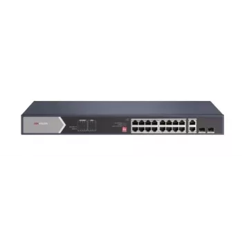 Hikvision DS-3E0520HP-E netwerkswitch unmanaged Gigabit Ethernet (10/100/1000) Power over Ethernet (PoE) blauw