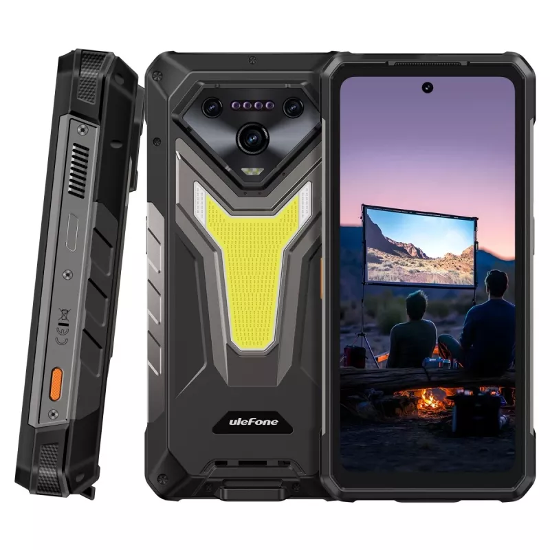 Smartphone UleFone Armor 34 Pro (Plus) 16/512GB 5G, robuust Android-toestel, 16GB RAM, 512GB opslag, 5G-connectiviteit