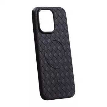 Hoes met magneet Joyroom JR-BP005 voor iPhone 15 Pro, zwart, MagSafe-compatibel, rondom bescherming