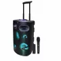 Draagbare Bluetooth-karaokeluidspreker MANTA SPK0803B140 140W, batterijgevoed, MIC/USB/microSD, FM, equalizer, wielen