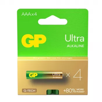 Alkalinebatterijen LR03 /AAA GP Ultra 4-pack