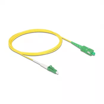 DeLOCK InfiniBand/glasvezelkabel 2 m LC SC geel 83861
