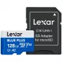 MicroSDXC-geheugenkaart Lexar BLUE PLUS 128 GB UHS‑I U3 V30 170 MB/s