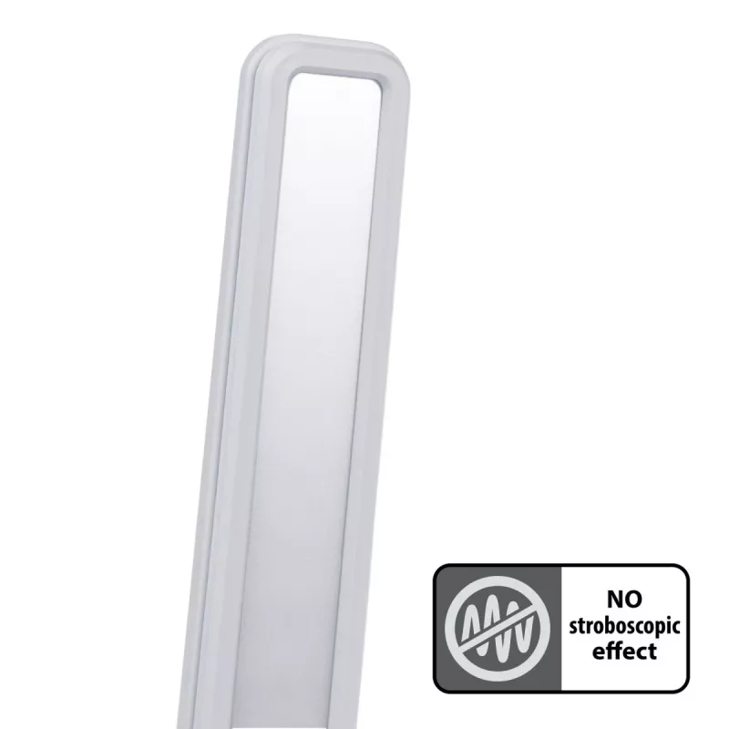 LED-bureaulamp MACLEAN MCE614W 9 W, wit, kantelbaar en dimbaar