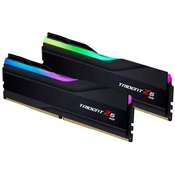 DIMM 64 GB DDR5-5600 (2x 32 GB) dual-kit, werkgeheugen zwart, F5-5600J3636D32GX2-TZ5RK, Trident Z5 RGB, INTEL XMP