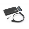 Sbox HDC-2562B 2,5 inch externe HDD-behuizing Blackberry zwart