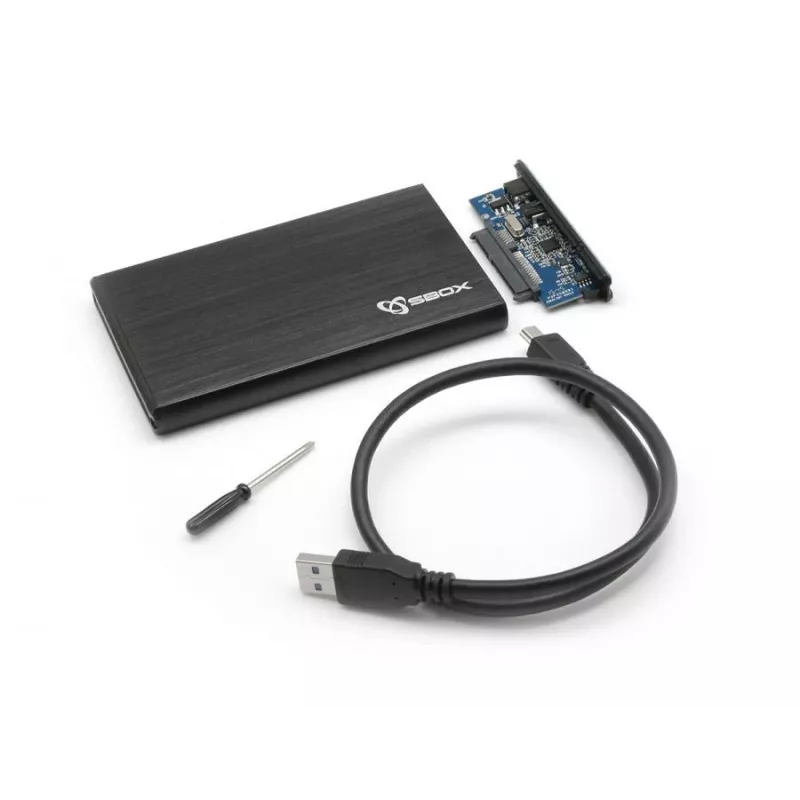 Sbox HDC-2562B 2,5 inch externe HDD-behuizing Blackberry zwart
