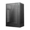 PC-behuizing DeepCool CH170 PLUS tower zwart – micro-ATX/mini-ITX, gehard glas, USB-C, voeding boven