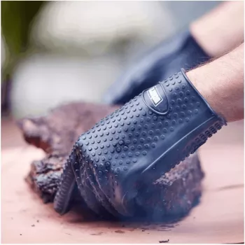 Weber 7017 siliconen grillhandschoenen zwart
