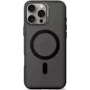 Decoded achterkant van gerecycled plastic voor iPhone 16 Pro Max, transparant zwart