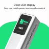 Draagbare batterij Green Cell PBGC25UD, 25200 mAh, Li‑ion, 140 W totaalvermogen, 2× USB‑C + 1× USB‑A, OLED-display, aluminium behuizing