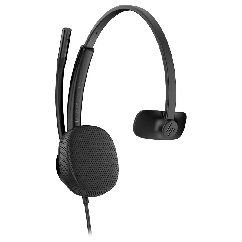 Bedrade monaurale USB-headset HP Poly Mission 415 — licht met 99 g, één-oor-ontwerp