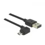 USB-kabel DeLOCK 83853 USB 2.0 2 m USB A Micro-USB B zwart