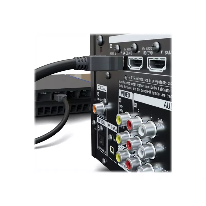 Goobay 41082 HDMI-kabel 1 m HDMI Type-A (standaard) 2 x HDMI Type-A (standaard) zwart (41082)