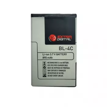 Extra Digital BL-4C batterij voor Nokia 6100/5100/2650/E60/N91 3,7 V 1020 mAh