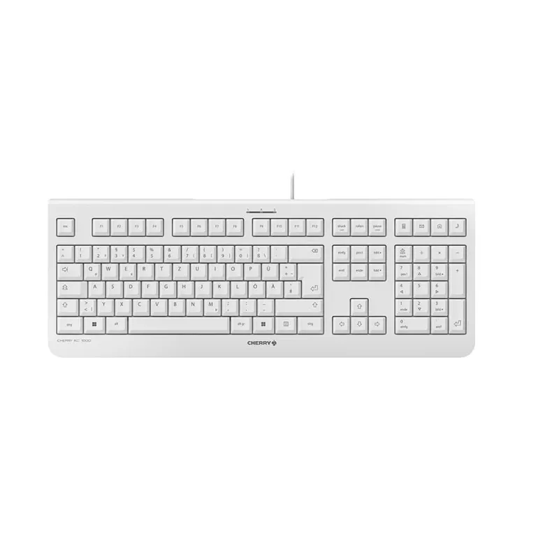 CHERRY KC 1000 toetsenbord kantoor USB QWERTZ Duits grijs