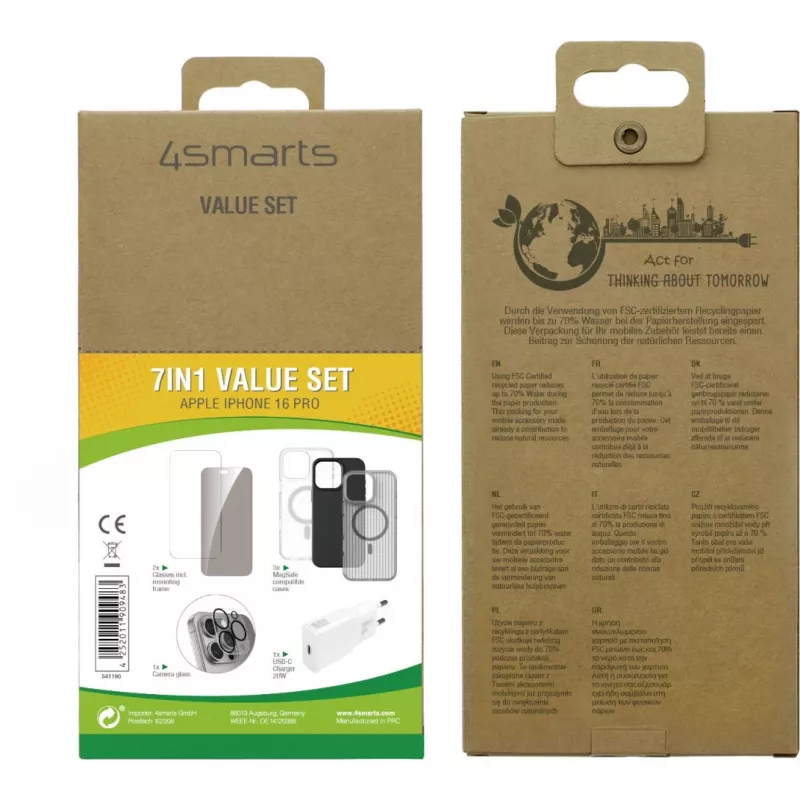 4smarts Value Set voor Apple iPhone 16 Pro MagSafe-compatibel