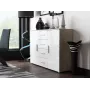 Cama woonkamer-sideboard UNI Sonoma-eiken/wit glanzend