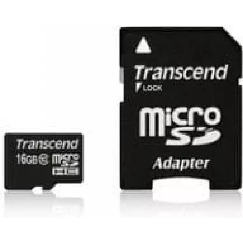 Flashgeheugen Transcend 16 GB MicroSDHC UHS-I TS16GUSDU1