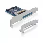 Kaartlezer DeLOCK 91687 intern zilver