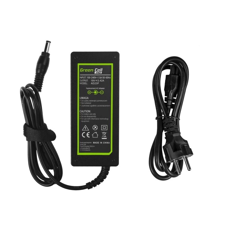 Green Cell AD25P voeding/omvormer indoor 65 W zwart