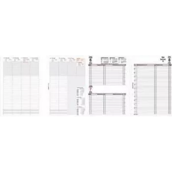 Bind-kalenderinleg A5 2024 B550325 – maandplannerpagina's voor A5-bindsystemen