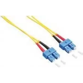 Logilink - patchkabel - SC Singlemode (M) naar SC Singlemode (M) - 2 m - glasvezel - duplex - 9/125 micrometer - OS2 - halogeenvrij - geel (FP0SC02)