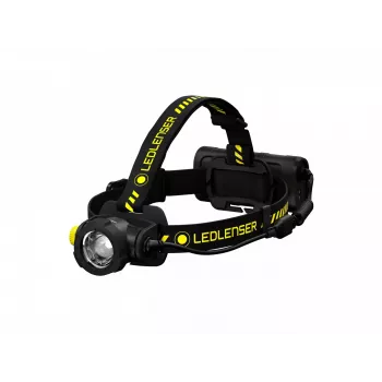 Hoofdlamp Led Lenser H15R Work zwart geel