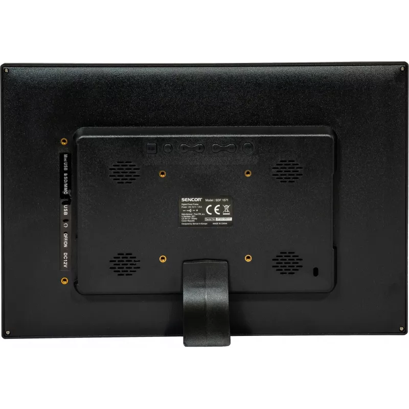 Digitaal fotolijstje SENCOR SDF 1571 BK — 15-inch zwart multimediaframe