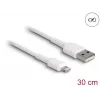 USB-oplaadkabel DeLOCK 87866 voor iPhone iPad iPod 30 cm