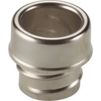 61802220 SILVYN US-AS 16 eindsluiting zilver 18 mm 1 stuk (61802220)