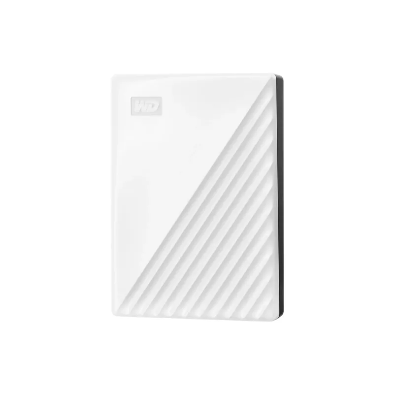WD My Passport WDBR9S0060BWT - harde schijf - versleuteld - 6TB - extern (draagbaar) - USB 3,2 Gen 1 - 256-bits AES - wit (WDBR9S0060BWT-WESN)