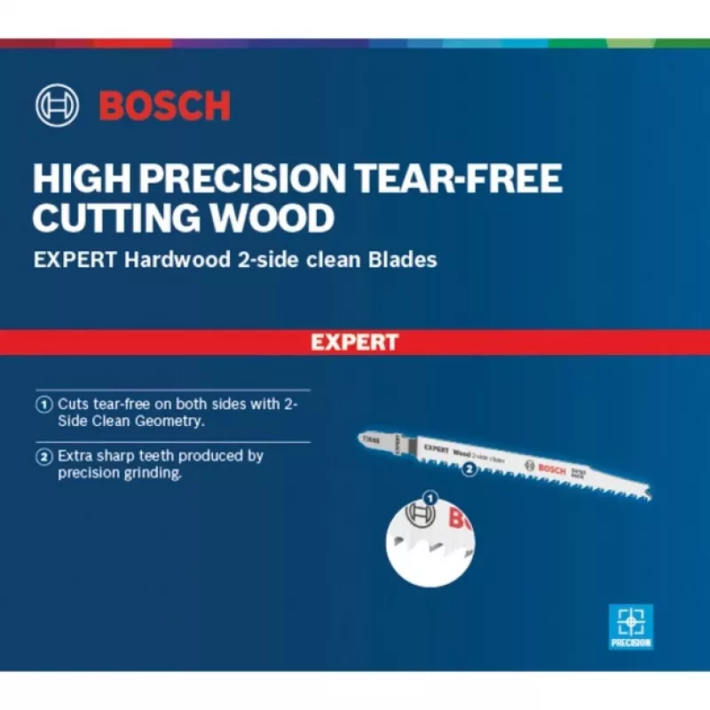 Bosch 2 608 900 551 decoupeerzaag-/figuurzaag-/reciprozaagblad decoupeerzaagblad hout koolstofstaal (HCS) 5 stuks