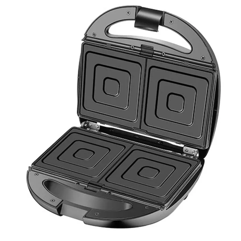 Adler AD 3040 sandwichmaker 1200 W zwart, grijs