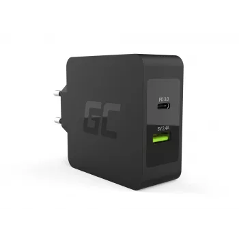 Green Cell CHAR10 oplader voor mobiele apparaten zwart binnen
