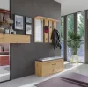 Kapstok + spiegel PARMA 100x15x.81.5 cm, artisan oak
