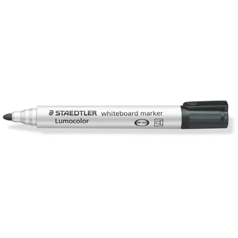 Marker Staedtler Lumocolor 351 WP4 bullet-tip zwart blauw groen rood