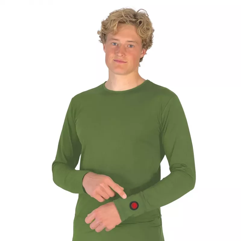 Glovii GJ1CXL blouse ronde hals lange mouw elastaan polyester