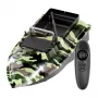 Voerboot Flytec V050 met 12000mAh accu, camo groen — op afstand bestuurbare voerboot