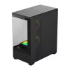Computerbehuizing Darkflash C365 (zwart) met 5 meegeleverde ventilatoren