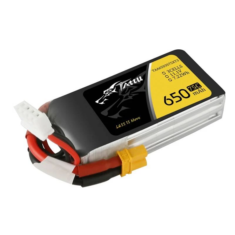Accu Tattu 650mAh 11,1V 75C 3S1P