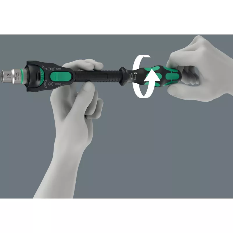 Wera 05135882001 ratelsleutel 1 stuk zwart groen