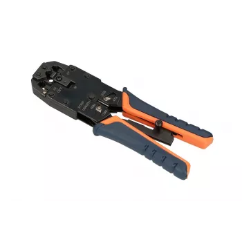 Extralink RJ45-krimptang 4P+6P+8P met ratel voor modulaire stekkers, 1 stuk