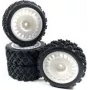 Absima 1 10 Rally Block Complete wielen Zwart 4 stuks (2510062)